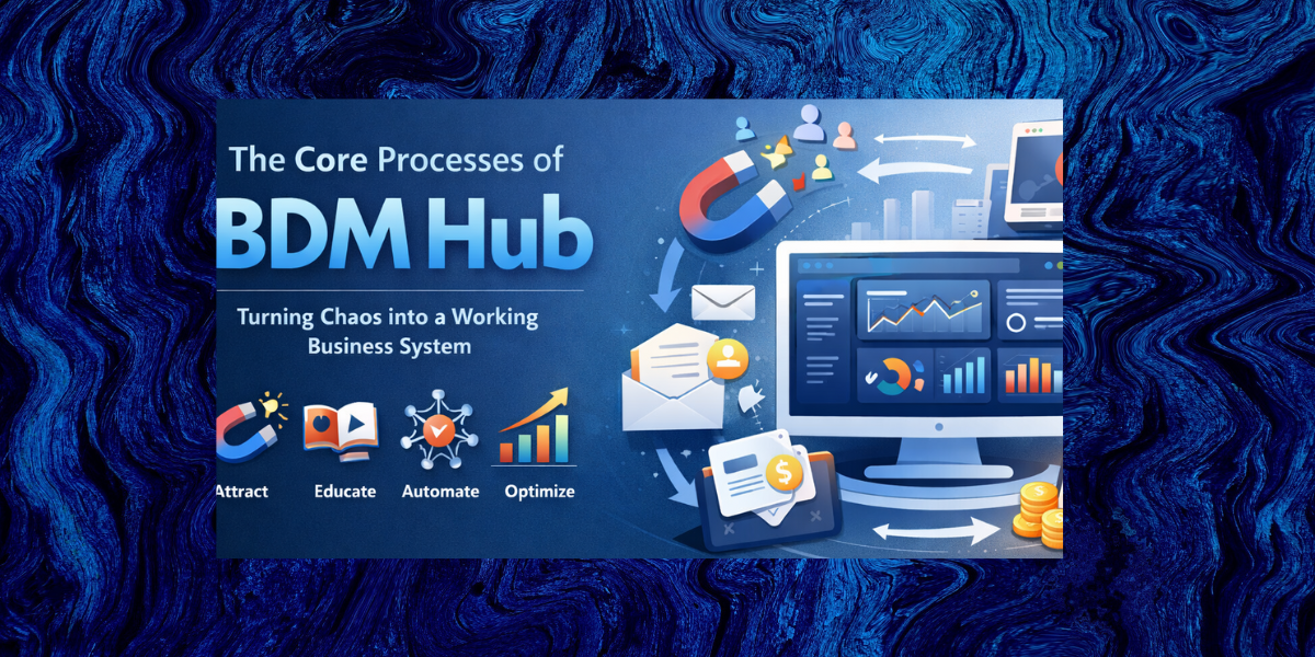 Core Processes behind BDM Hub